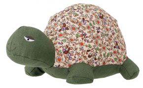 Bloomingville Halle turtle cuddly toy height 17 cm length 33 cm green, multicolored