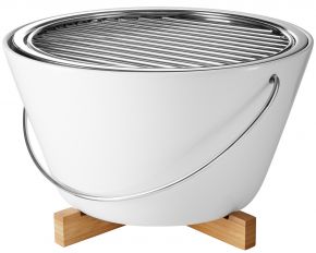 Eva Solo table grill height 19 cm Ø 30 cm white