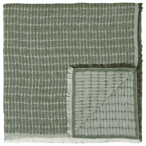 Marimekko Alku (beginning) tablecloth 140x280 cm grey, green