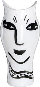 Kosta Boda Open Minds vase white height 36 cm