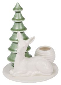 Dottir Nordic Design Winter Stories candlestick deer height 13 cm