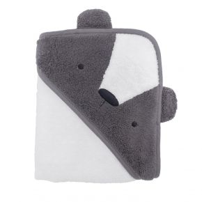 Sebra bear hooded towel
