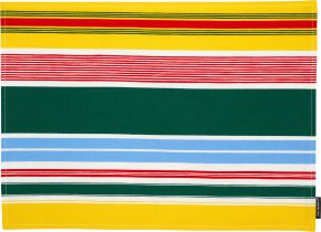 Marimekko Paraati (parade) placemat (recycled) 31x42 cm white, multicolored