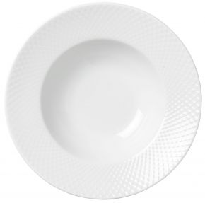 Lyngby Porcelæn Rhombe plate deep Ø 24.5 cm