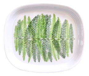 Opto Design Stig Lindberg Evergreen (melamine) plate 14.7x17