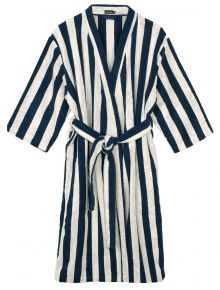 Marimekko Unisex bathrobe dark blue, sand Nimikko