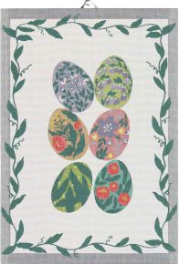Ekeklund Easter Egg Collection tea towel (eco-tex) 35x50 cm multicolored