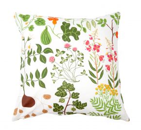 Klippan Leksand white cushion cover 45x45 cm