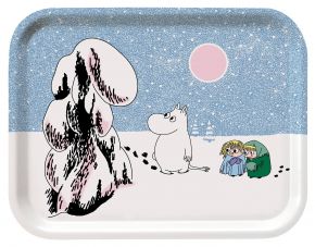 Opto Design Moomin Deep Snow tray 20x27 cm