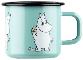 Muurla Moomins Retro Moomins cup / mug enamel 0.37 l mint