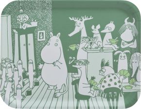 Muurla Moomin room for all tray 28x36 cm green