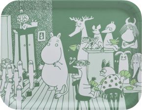 Muurla Moomins room for all tray 28x36 cm green