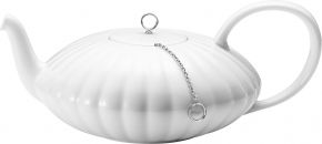 Georg Jensen Bernadotte teapot 1.2 l with filter white