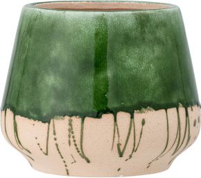 Bloomingville flower pot height 18.5 cm Ø 22.5 cm green Moez