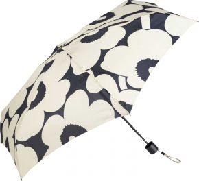 Marimekko Unikko Mini umbrella manual off-white, black