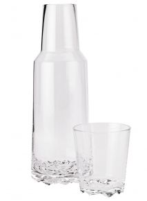 Stelton Glacier carafe 1 l with glass 0.25 l