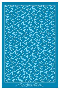 Bo Bendixen shower towel Birds 100x150 cm turquoise